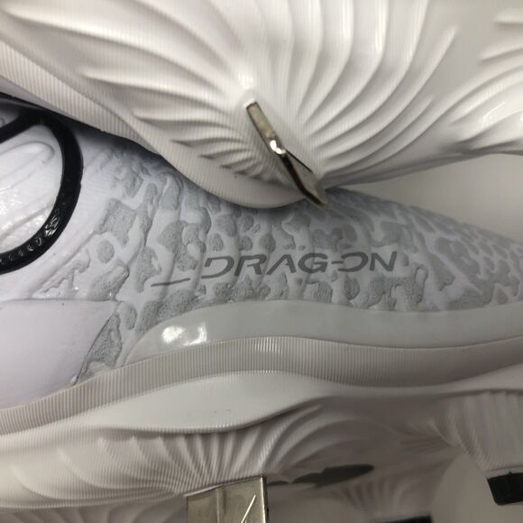 Nike Alpha Huarache NXT Metal Baseball Cleats White DJ6517-100 Mens Size 8 - Picture 9 of 11